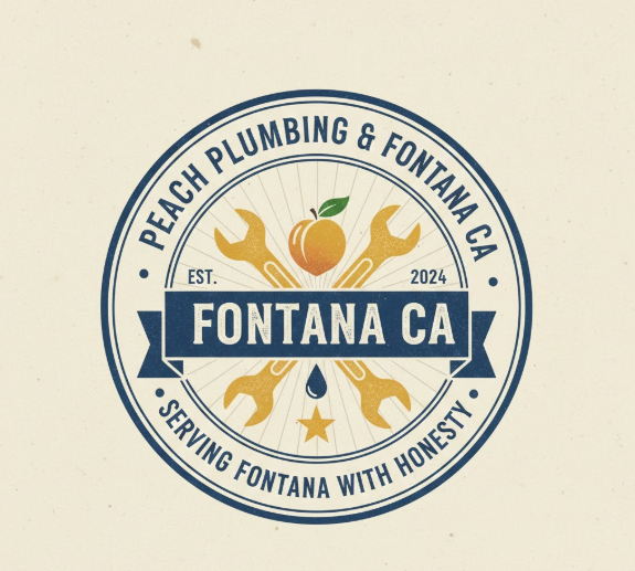 Peach Plumbing & Drain Fontana CA Logo
